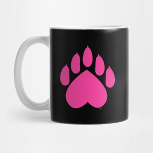 Valentine Heart Paw Mug